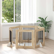 Hondenhek 6 delen 80 cm Sonoma Eiken