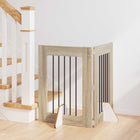 Hondenhek 120.5x34x80 cm Sonoma eiken metaal