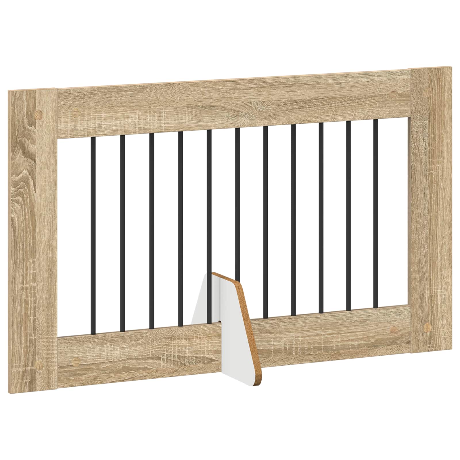 Hondenhekje met standaards 2 pcs Sonoma Eiken 100 x 60 cm