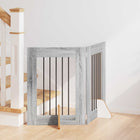 Hondenhek 60x60 cm grijs sonoma 2 stuks