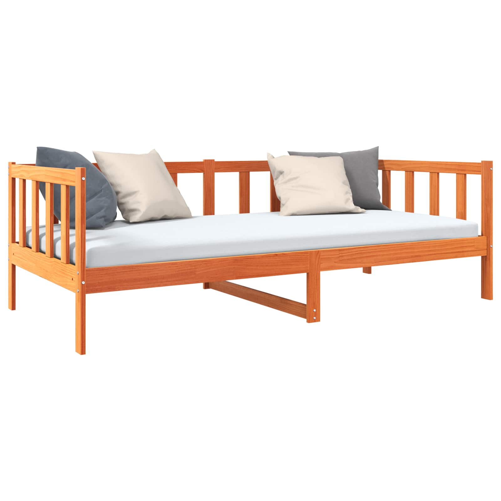 Bedframe Wasbruin 100 x 200 cm Massief grenenhout