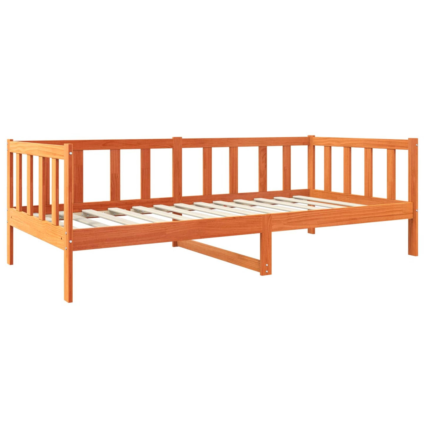 Bedframe Wasbruin 100 x 200 cm Massief grenenhout