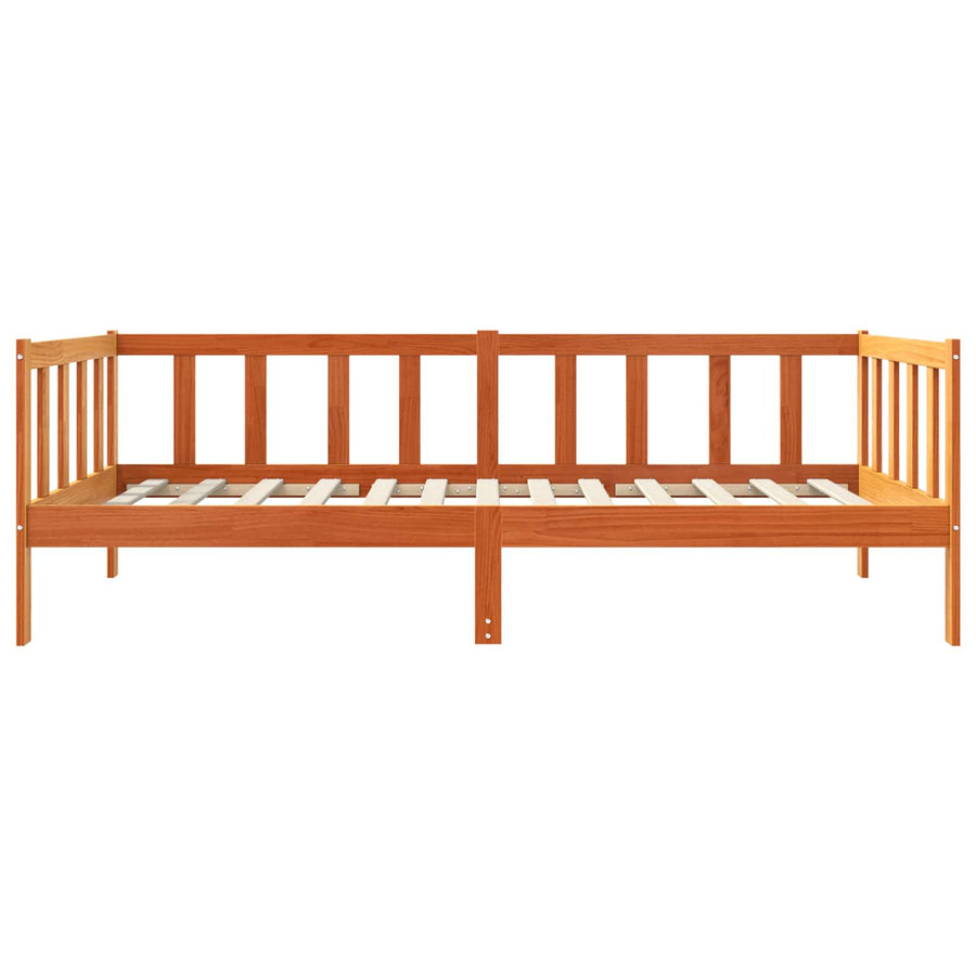 Bedframe Wasbruin 100 x 200 cm Massief grenenhout