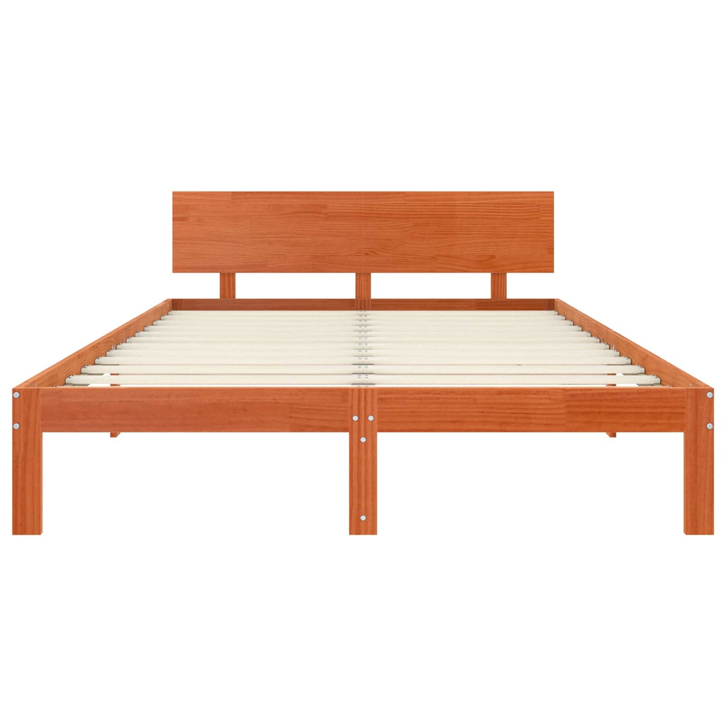 Bedframe Wasbruin 160 x 200 cm Massief grenenhout