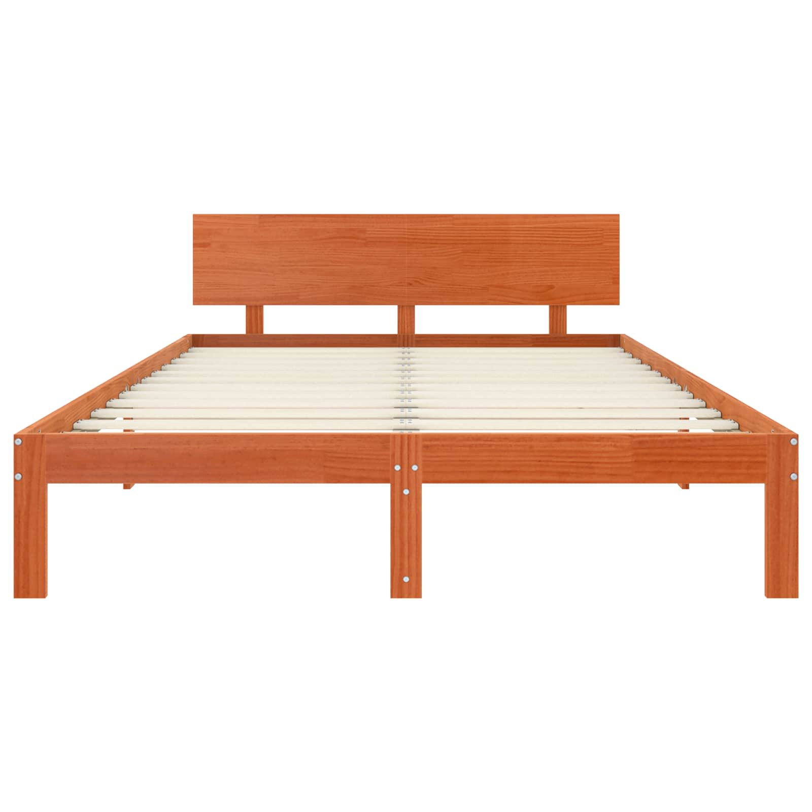 Bedframe Wasbruin 160 x 200 cm Massief grenenhout