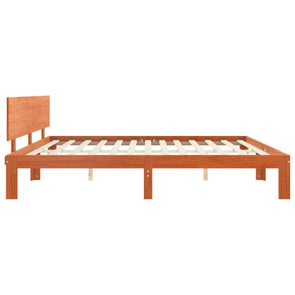 Bedframe Wasbruin 160 x 200 cm Massief grenenhout