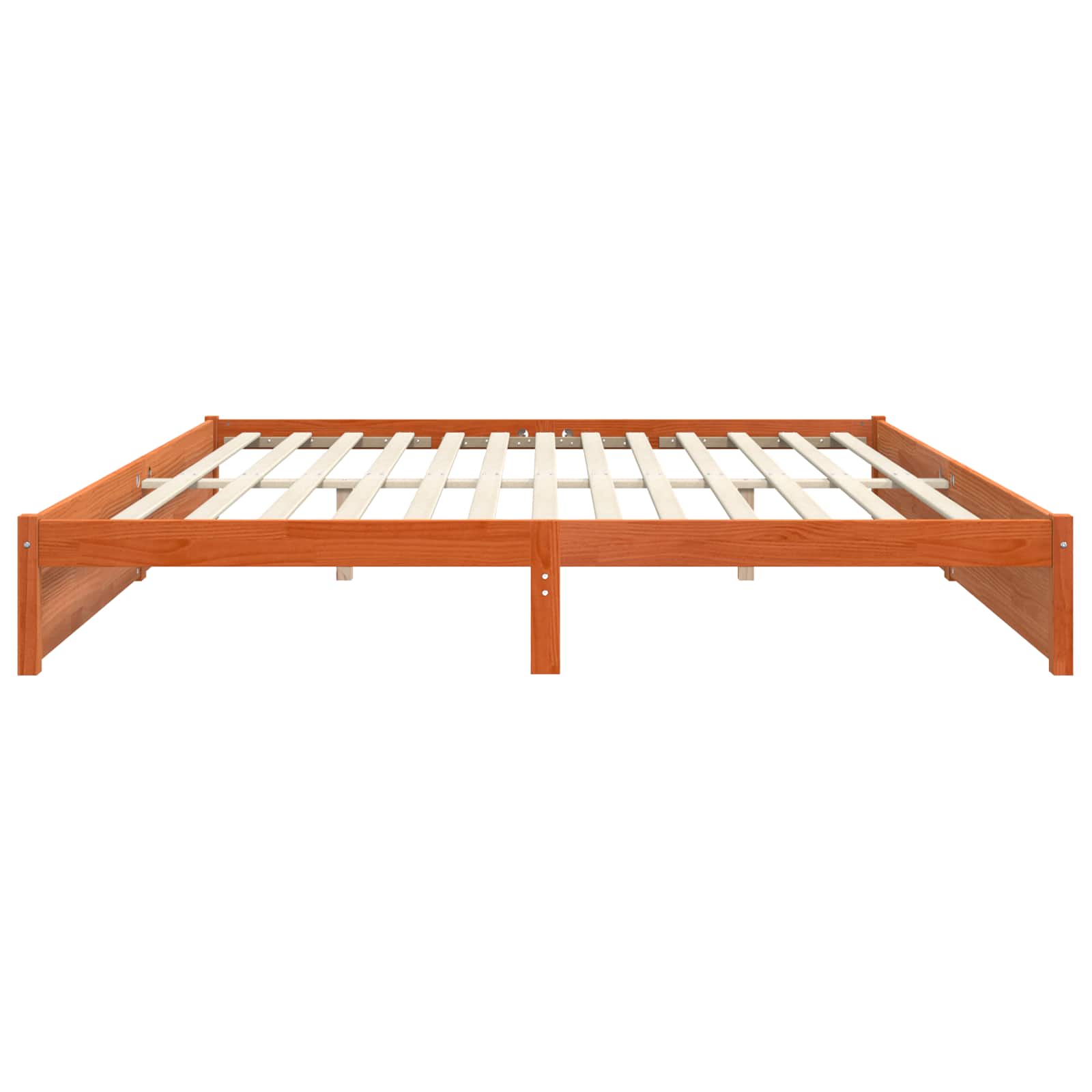 Bedframe Wasbruin 180 x 200 cm Massief Vurenhout