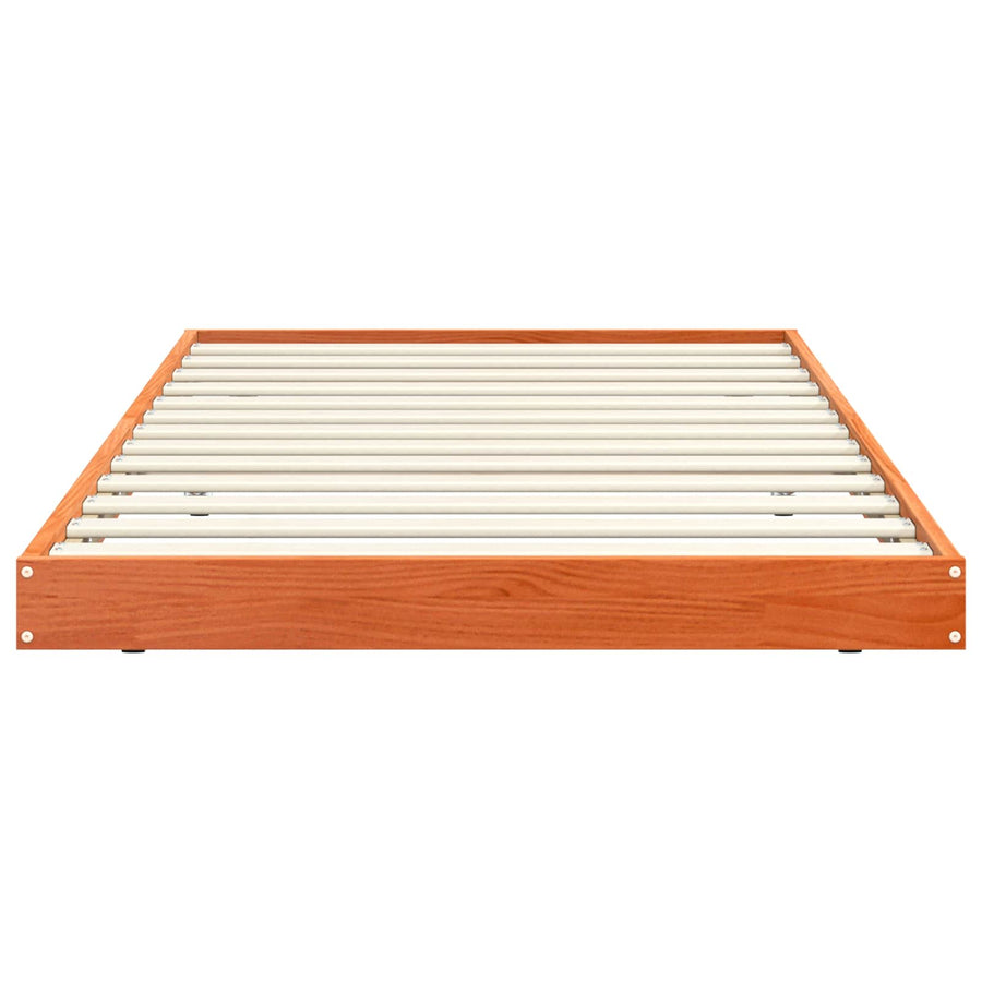 Bedframe Wasbruin 90 x 190 cm Massief grenenhout