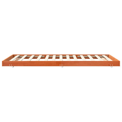 Bedframe Wasbruin 70 x 190 cm Massief grenenhout