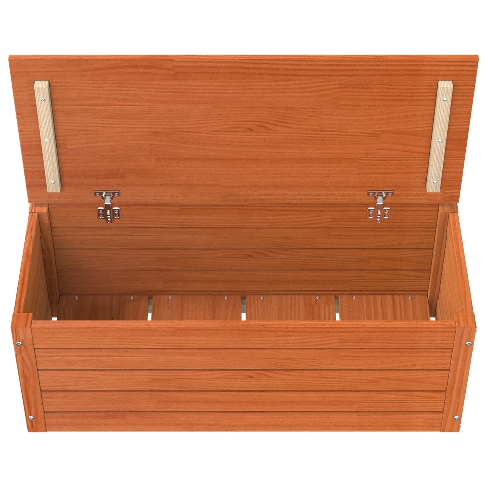 Opbergbox Wasbruin 89 x 36,5 x 33 cm Massief grenenhout