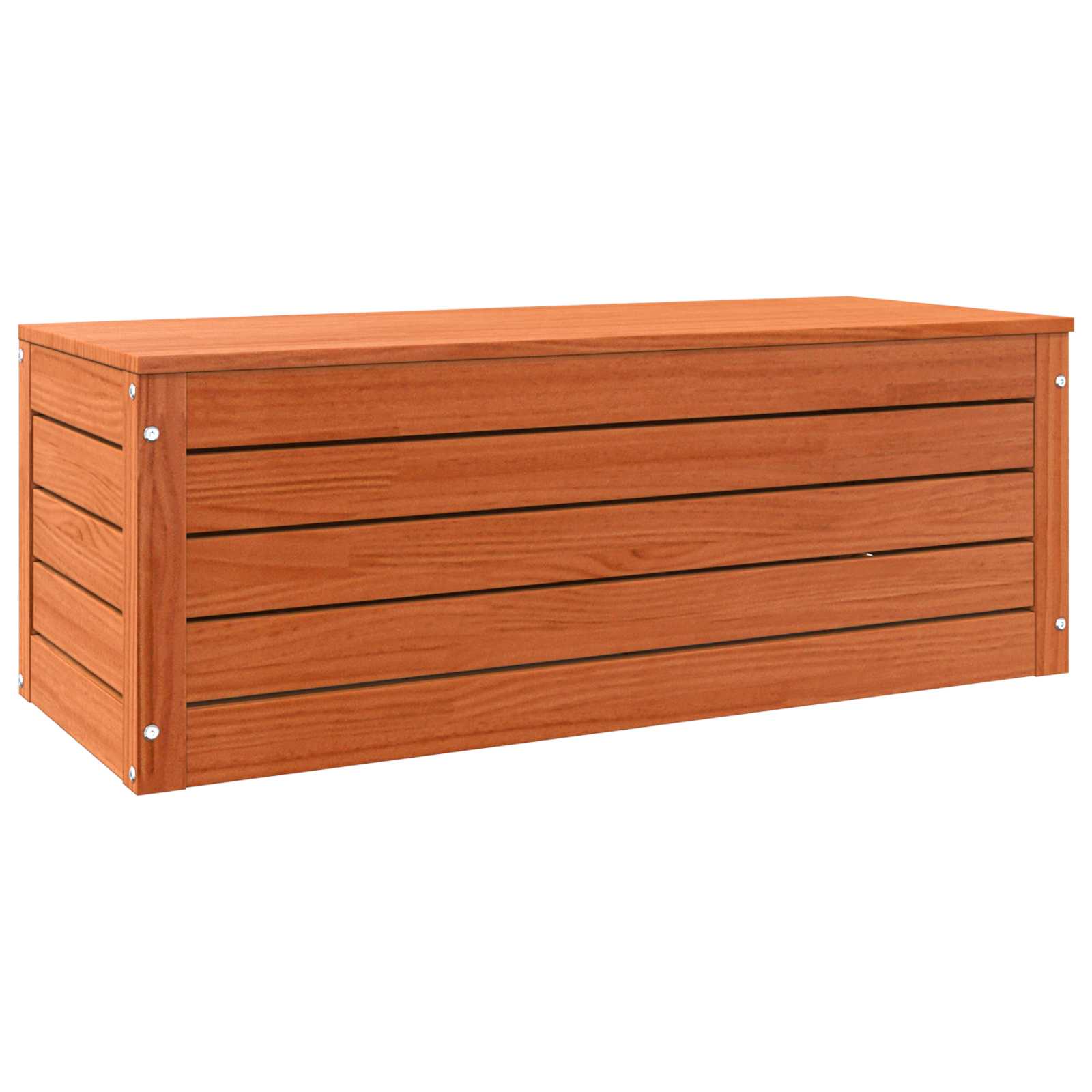 Opbergbox Wasbruin 89 x 36,5 x 33 cm Massief grenenhout