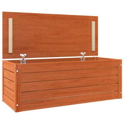 Opbergbox Wasbruin 89 x 36,5 x 33 cm Massief grenenhout