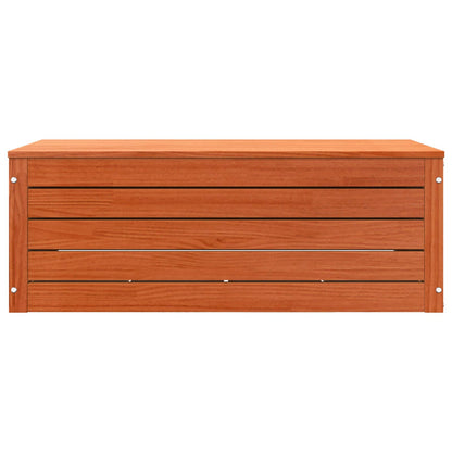 Opbergbox Wasbruin 89 x 36,5 x 33 cm Massief grenenhout