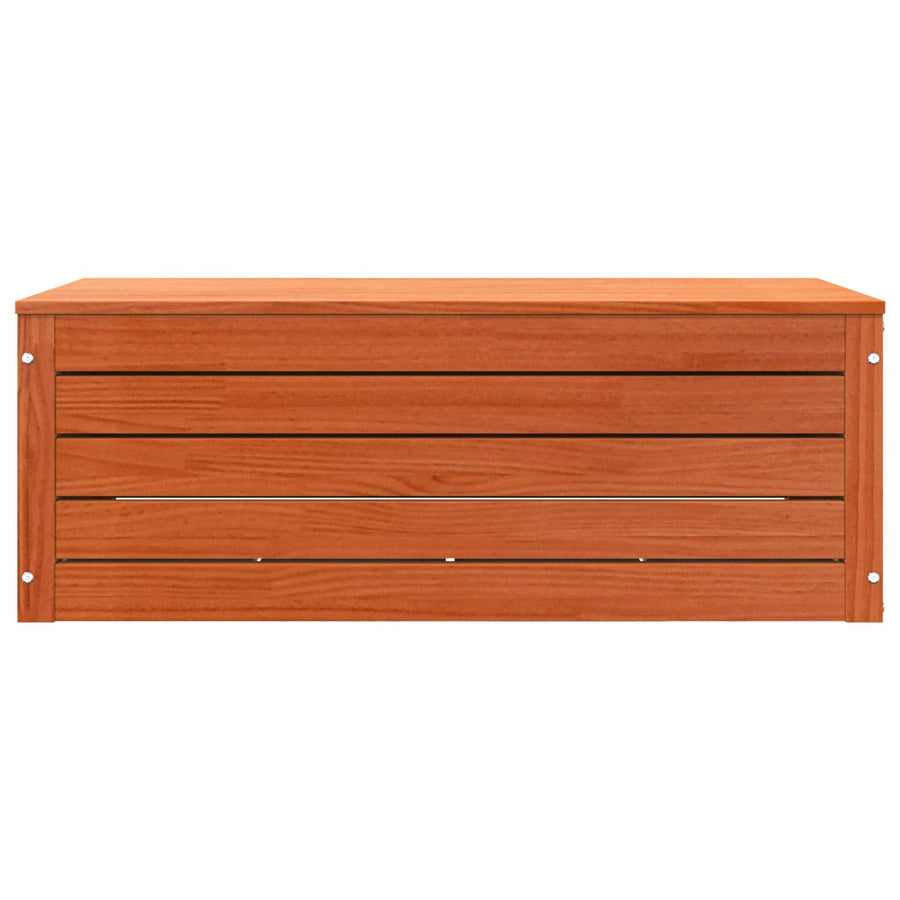 Opbergbox Wasbruin 89 x 36,5 x 33 cm Massief grenenhout