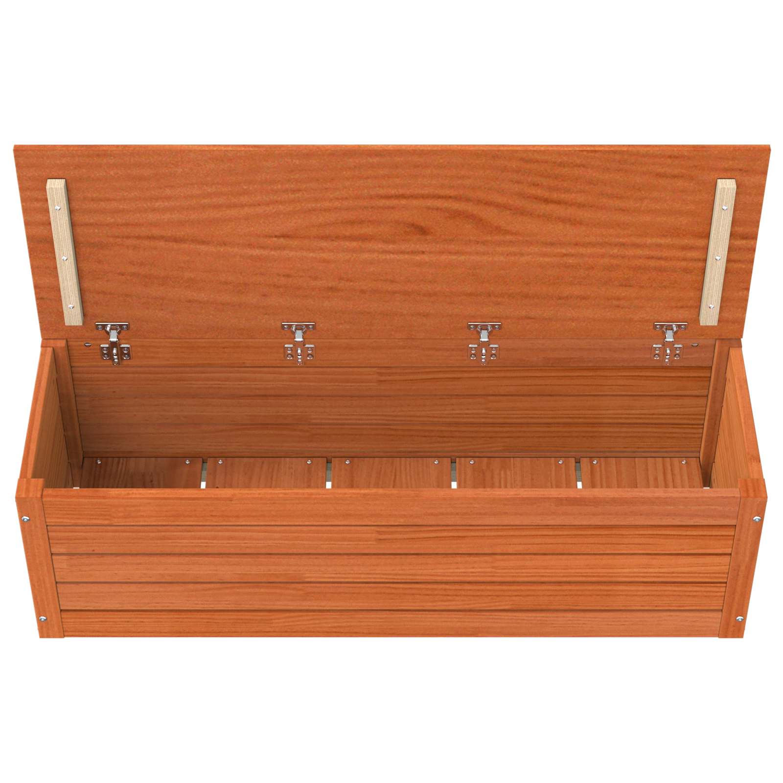 Opbergbox Wasbruin 109 x 36,5 x 33 cm Massief grenenhout