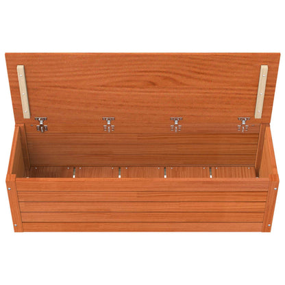 Opbergbox Wasbruin 109 x 36,5 x 33 cm Massief grenenhout