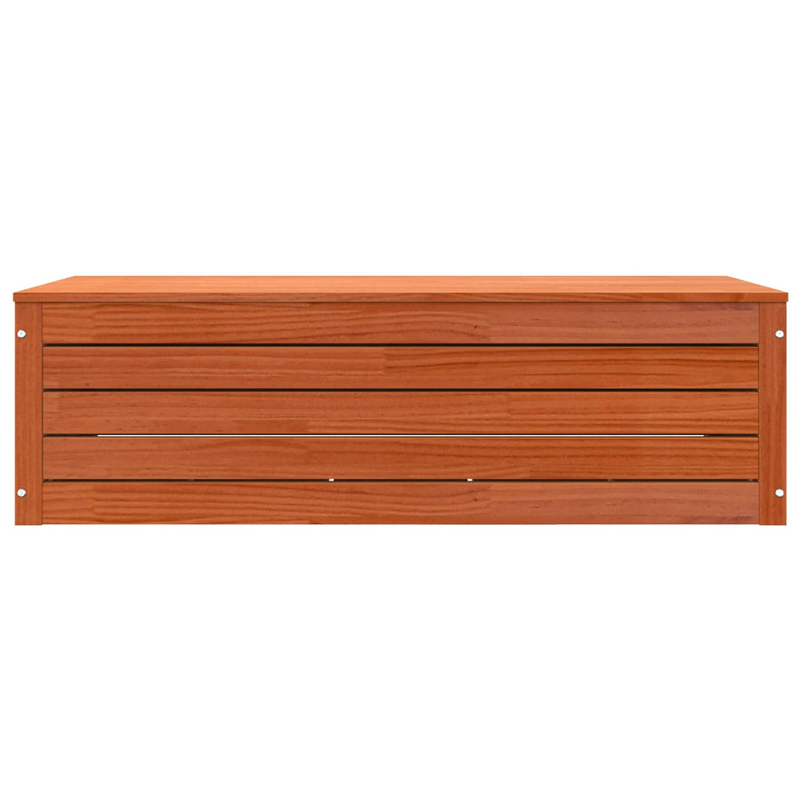 Opbergbox Wasbruin 109 x 36,5 x 33 cm Massief grenenhout