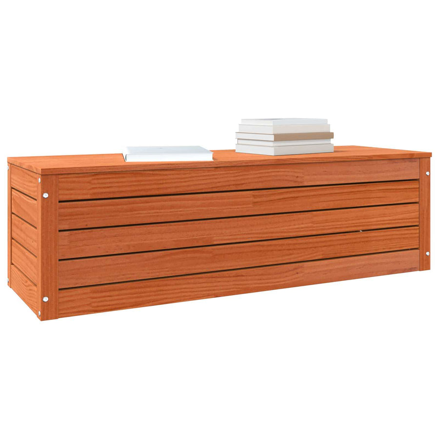 Opbergbox Wasbruin 109 x 36,5 x 33 cm Massief grenenhout