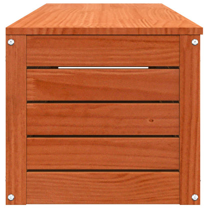 Opbergbox Wasbruin 109 x 36,5 x 33 cm Massief grenenhout