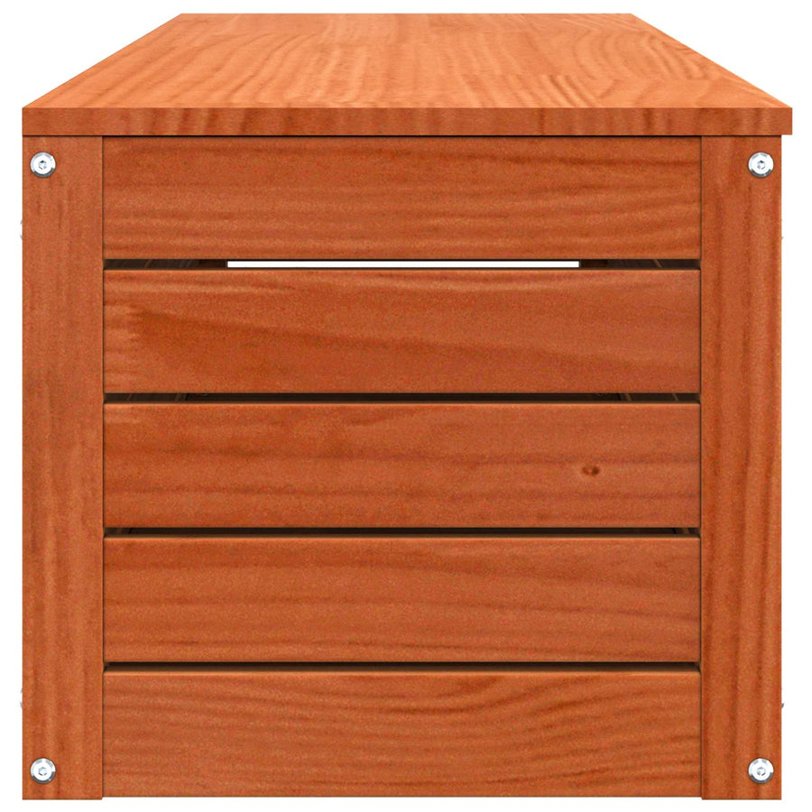 Opbergbox Wasbruin 109 x 36,5 x 33 cm Massief grenenhout