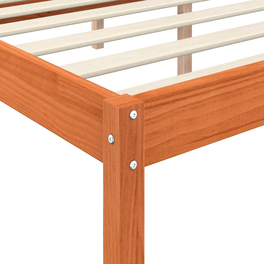 Bedframe Wasbruin 180 x 200 cm Massief grenenhout