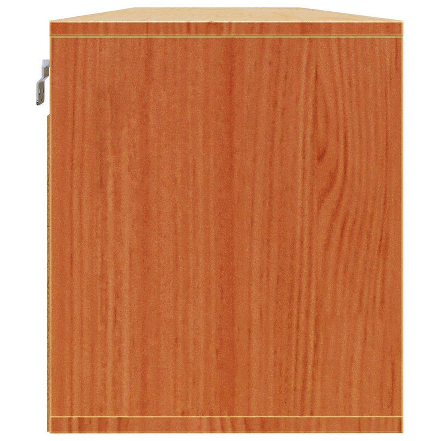 Wandkast 2 pcs Wasbruin 80 x 30 x 35 cm Massief grenenhout