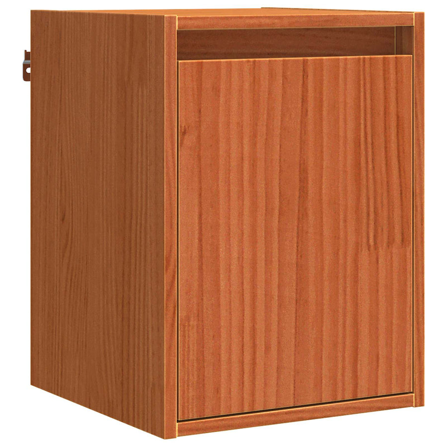 Wandkast met opslag Wasbruin 30 x 30 x 40 cm Massief grenenhout