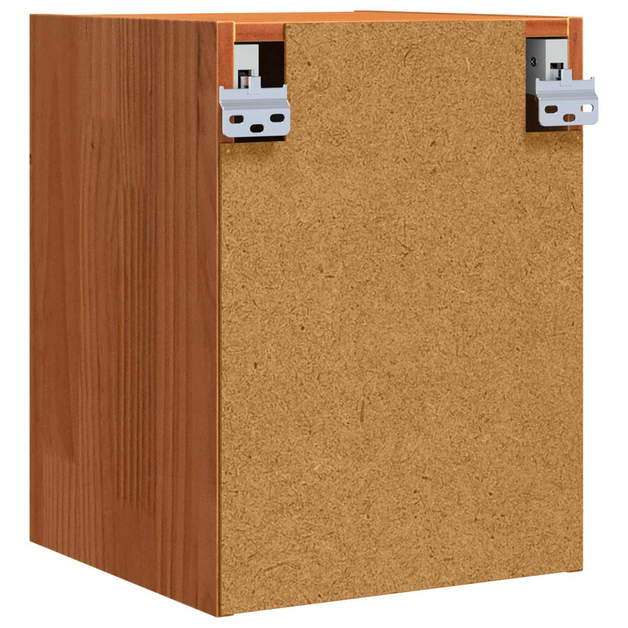 Wandkast met opslag Wasbruin 30 x 30 x 40 cm Massief grenenhout
