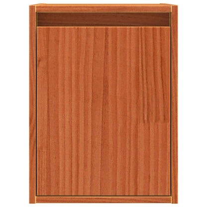 Wandkast met opslag Wasbruin 30 x 30 x 40 cm Massief grenenhout