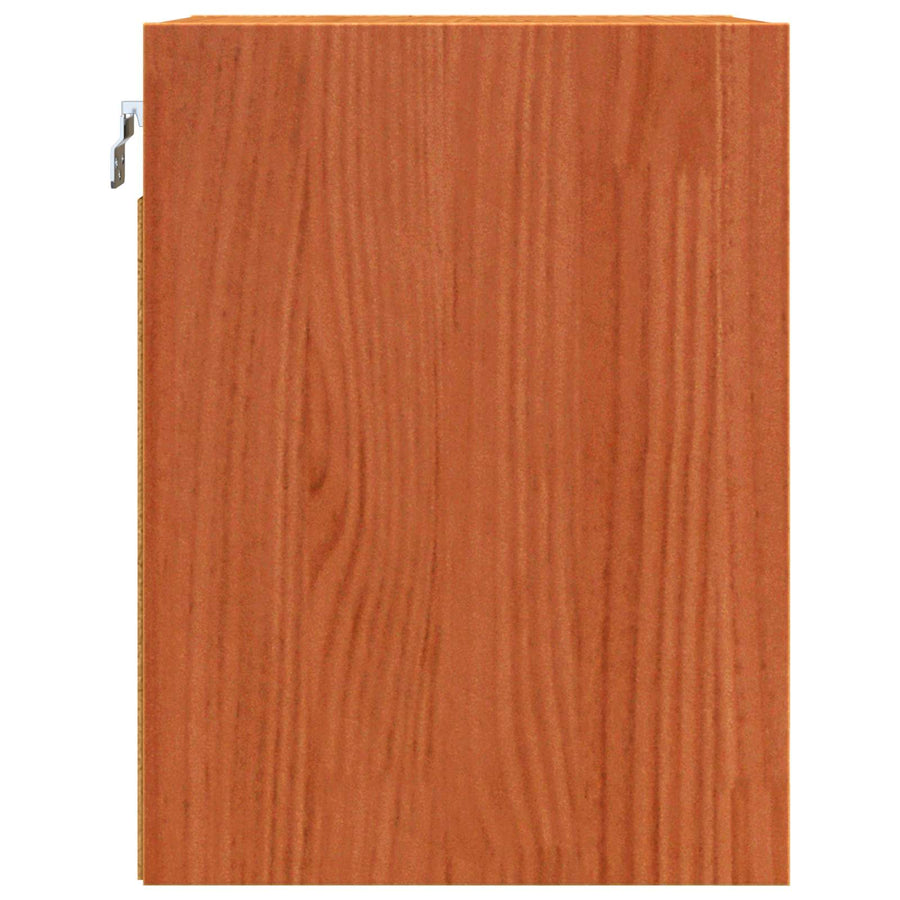 Wandkast met opslag Wasbruin 30 x 30 x 40 cm Massief grenenhout