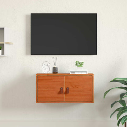 Wandkast met plank Wasbruin 60 x 30 x 30 cm Massief grenenhout