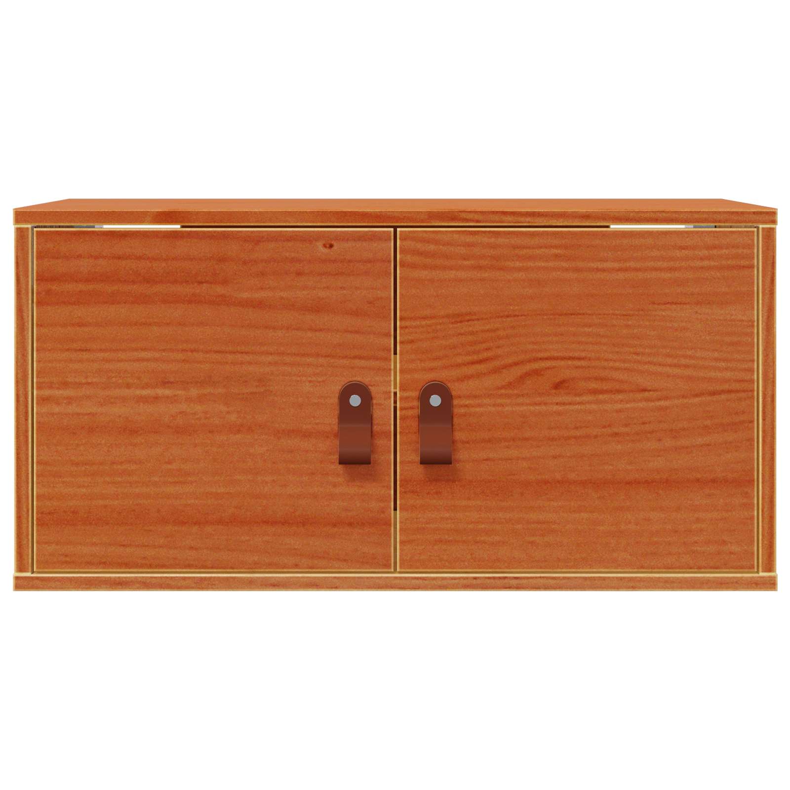 Wandkast met plank Wasbruin 60 x 30 x 30 cm Massief grenenhout