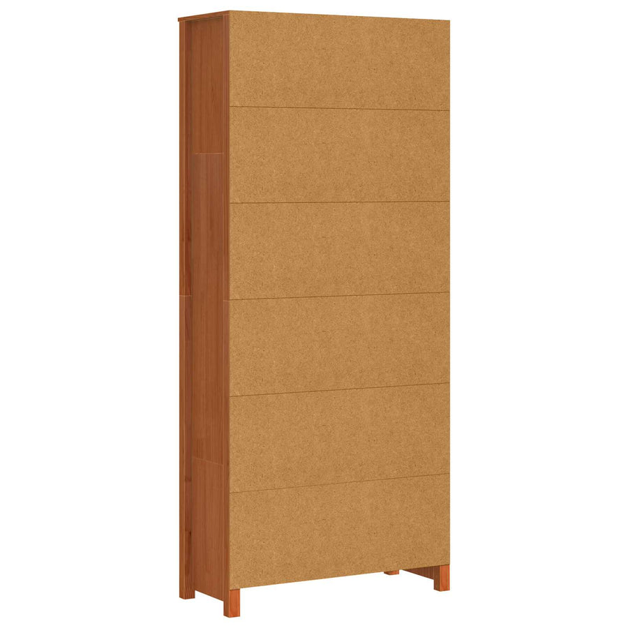 Boekenkast Wasbruin 80 x 35 x 183 cm Massief grenenhout