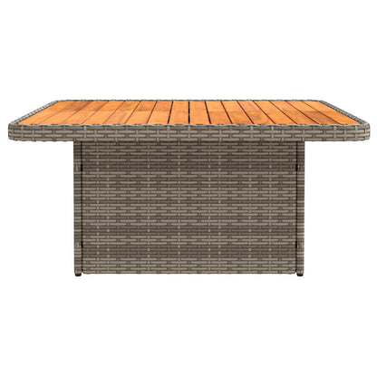 2 Stuk Tuin middelste sofa met uitschuiftafel poly rattan