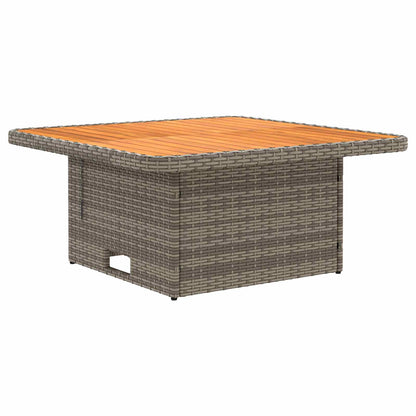 2 Stuk Tuin middelste sofa met uitschuiftafel poly rattan