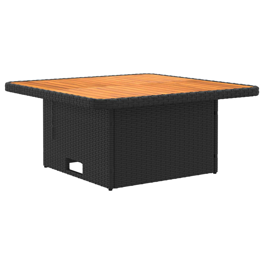 2 Stuk Tuin middelste sofa met uitschuiftafel poly rattan