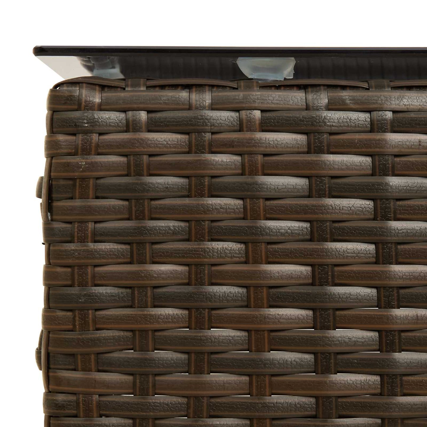 Tuinbankenset met kussen 2 pcs poly rattan