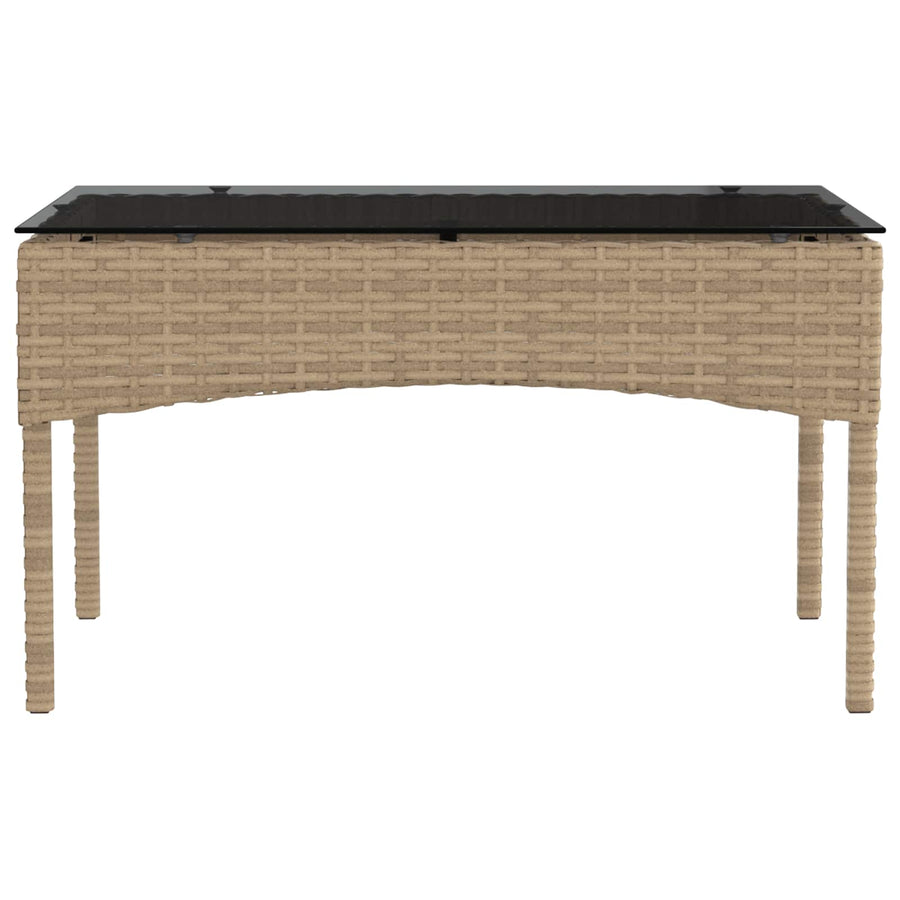 Tuinbankenset met kussen 2 pcs poly rattan