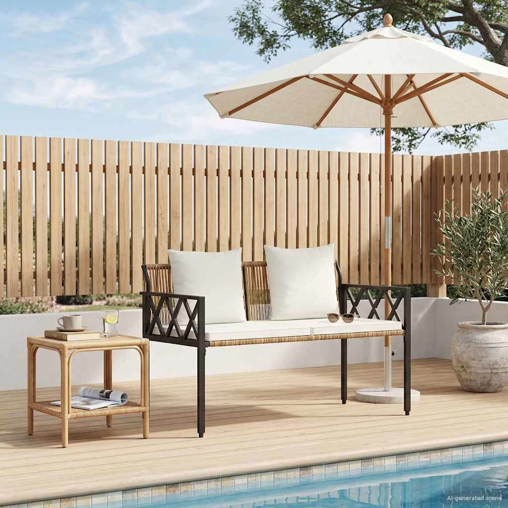 Buitenbanken 2 -Seater 116 x 56 x 75 cm poly rattan