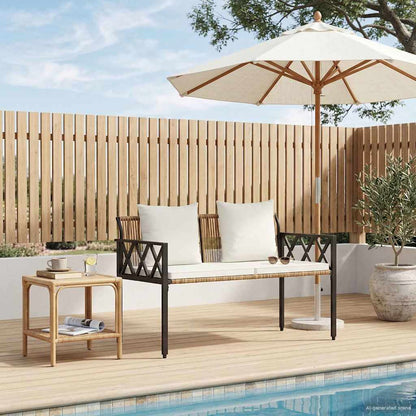 Buitenbanken 2 -Seater 116 x 56 x 75 cm poly rattan