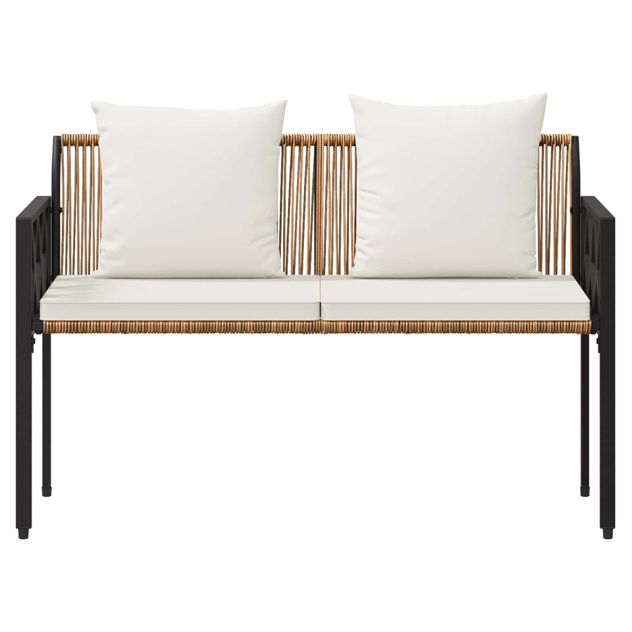 Buitenbanken 2 -Seater 116 x 56 x 75 cm poly rattan