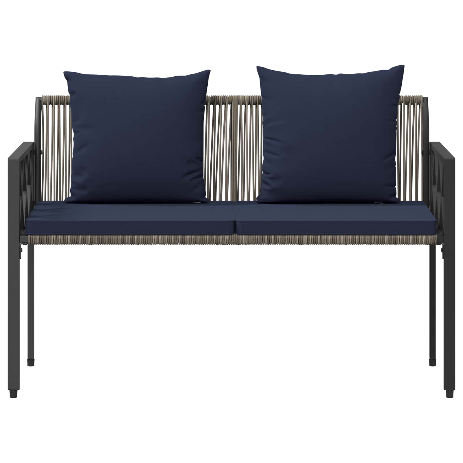 Buitenbanken 2 -Seater 116 x 56 x 75 cm poly rattan