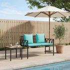Buitenbanken 2 -Seater 116 x 56 x 75 cm poly rattan