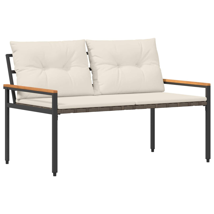 tuinmeubelset 4 pcs Crèmewit poly rattan