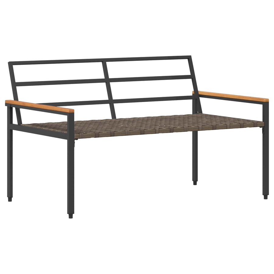 tuinmeubelset 4 pcs Crèmewit poly rattan