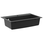 Wasbak 795x505 mm graniet zwart