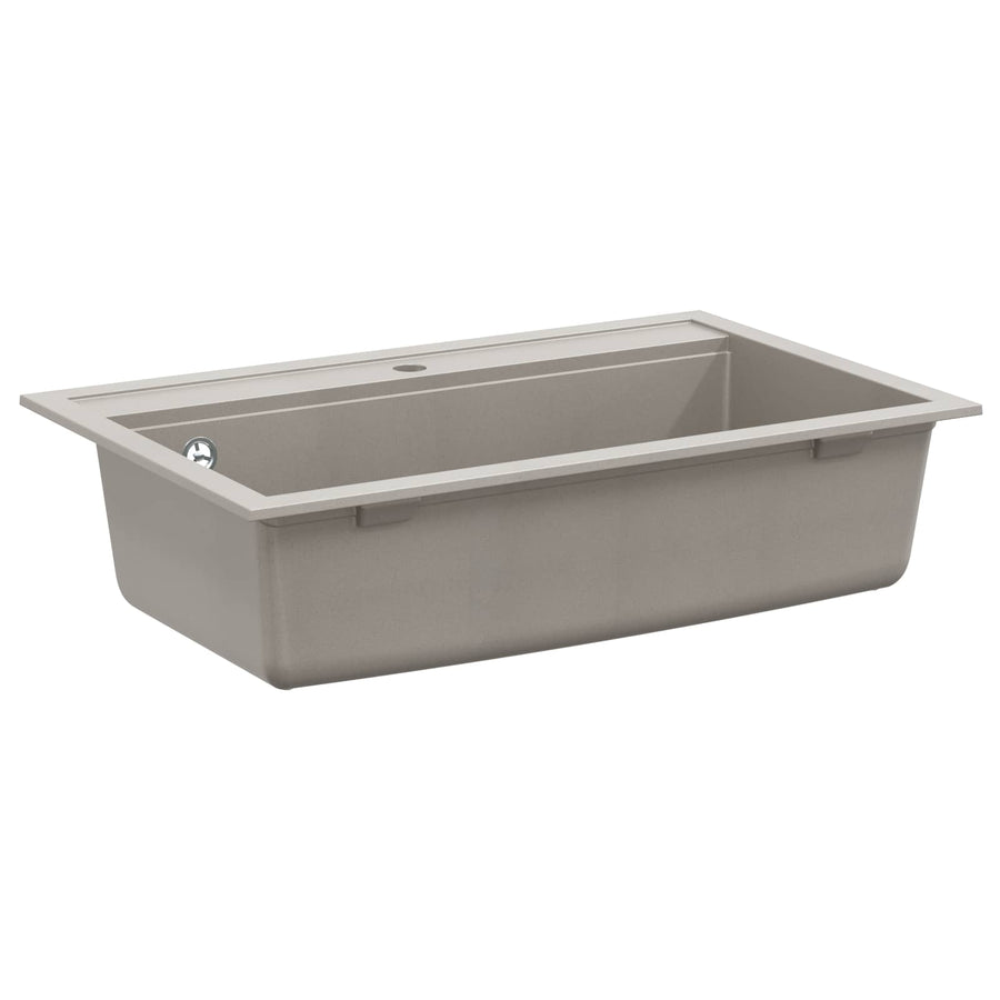 Wasbak Grijs 795 x 505 mm 80% Kwarts en 20% Hars