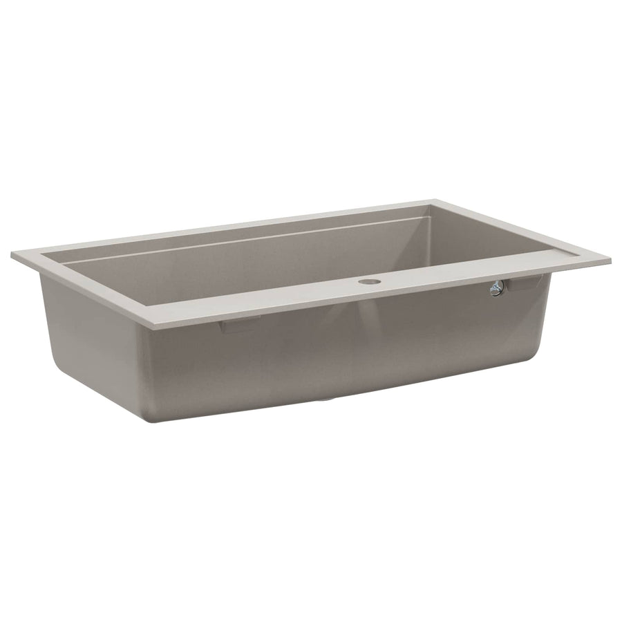 Wasbak Grijs 795 x 505 mm 80% Kwarts en 20% Hars