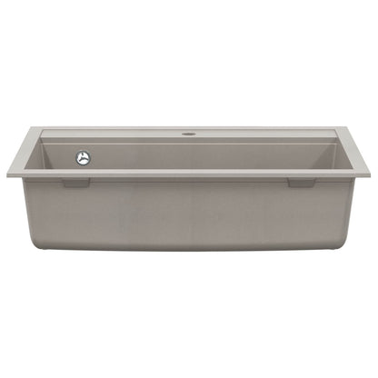 Wasbak Grijs 795 x 505 mm 80% Kwarts en 20% Hars