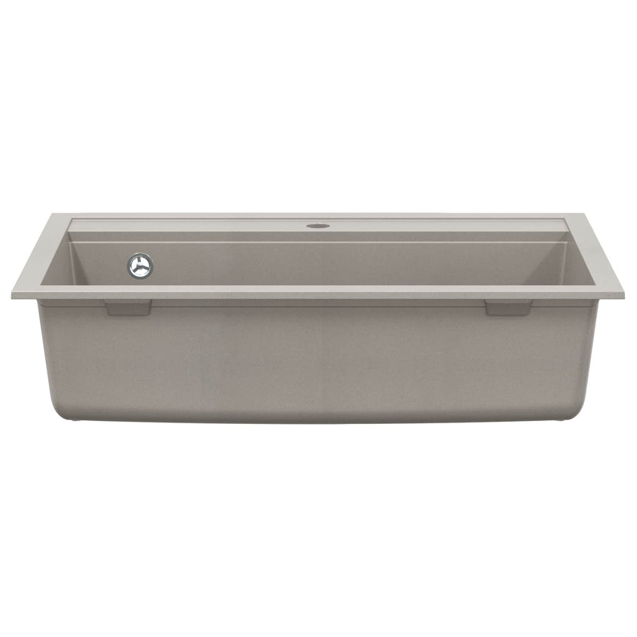 Wasbak Grijs 795 x 505 mm 80% Kwarts en 20% Hars
